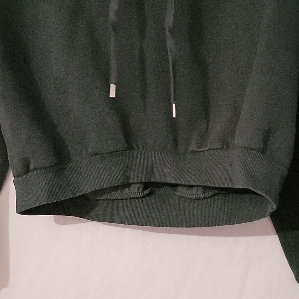Hoodie H&M Divided Unisex Dark Green Size Large - Picture 5 of 7